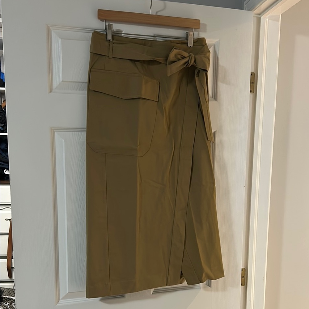 H&M Tan Wrap Skirt